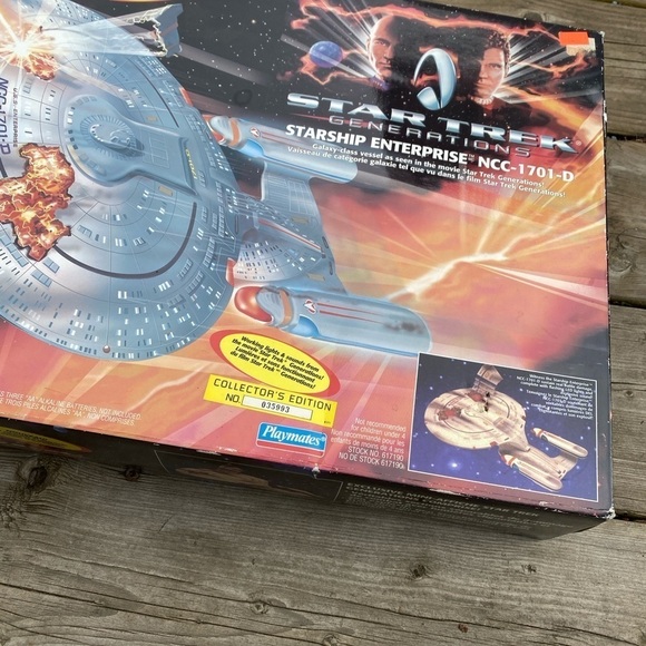 Lot of 4 Vintage 1993 Star Trek Toys In OG Box (Starship Enterprise) - Picture 13 of 16